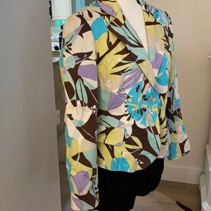 Harvey Bernard Multi Color Blazer